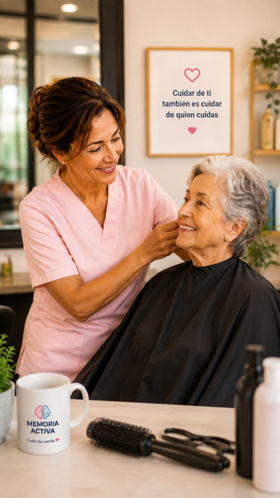 Sesión de peluquería