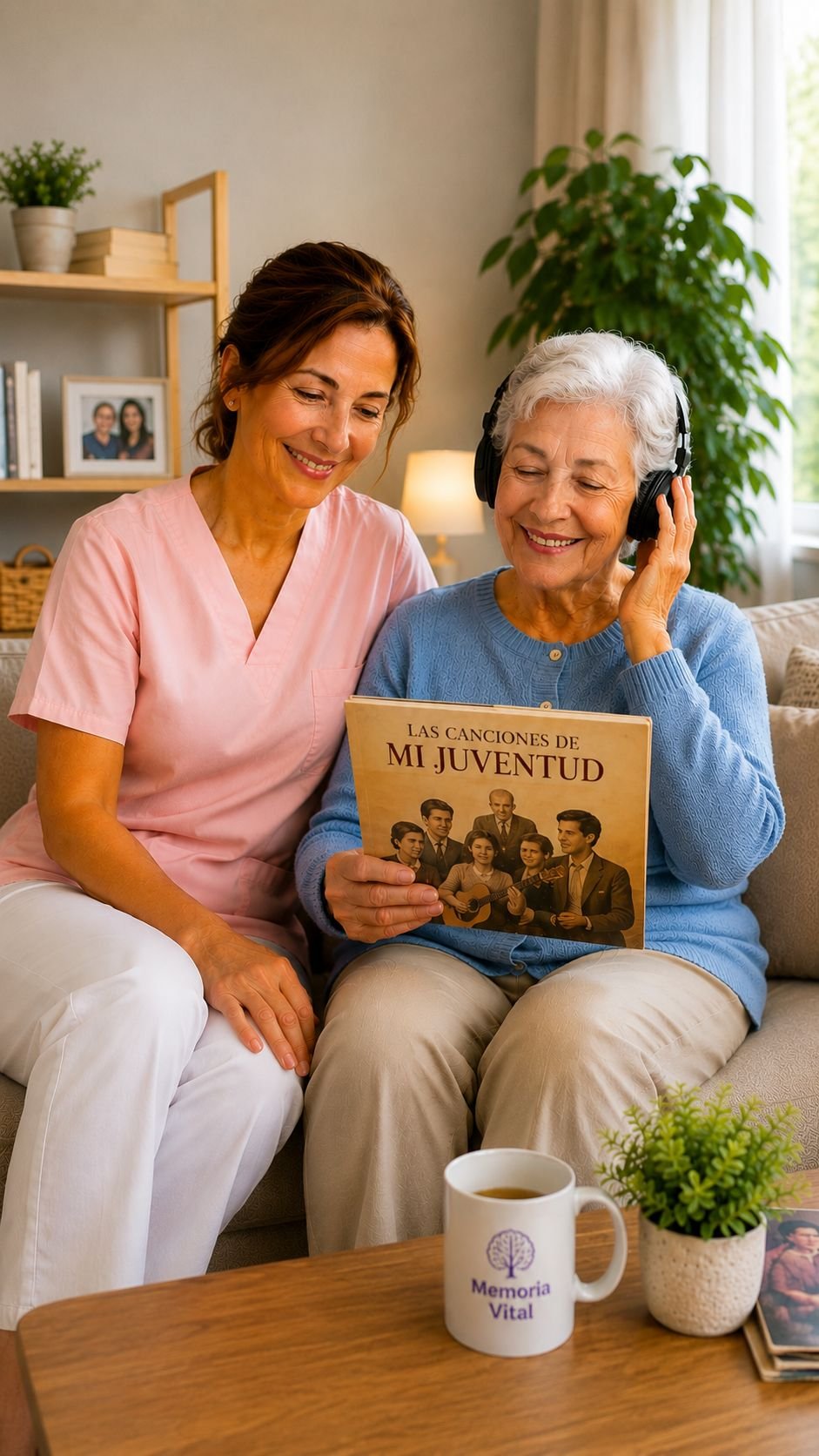 Escuchando música juntas